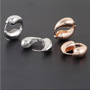 10J. Yin Yang Hoop Earrings